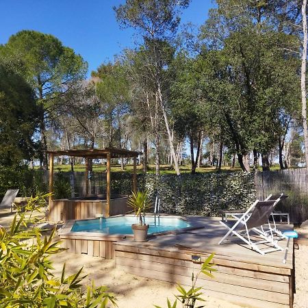 Maison 5 Personnes En Garrigue - Piscine-Spa Prive Langlade 외부 사진