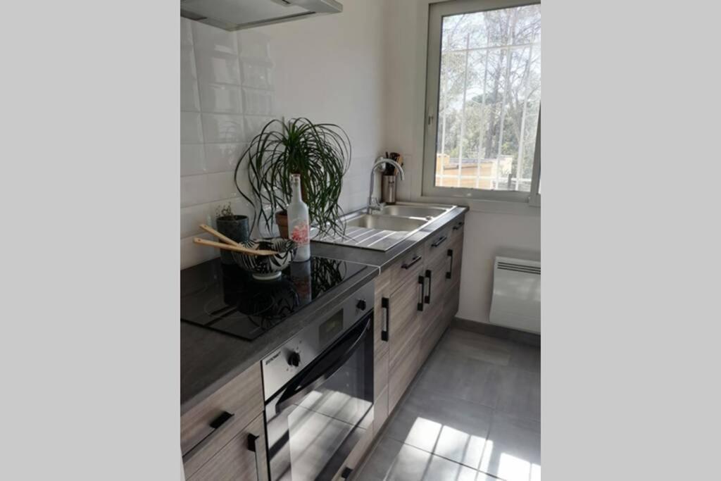Maison 5 Personnes En Garrigue - Piscine-Spa Prive Langlade 외부 사진
